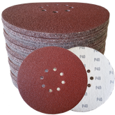 Hochwertige Schleifscheiben für Exzenterschleifer – 50 Stück 225mm Klett-Schleifpapier mit 8-Loch für effiziente Staubabsaugung. Körnung 40/60/80/120/240 – Perfekt für Holz, Metall & Farbe.