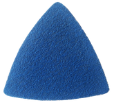 Zirkonkorund Klett-Schleifdreiecke, 93x93x93 mm, speziell für Deltaschleifer. Hochwertiges Schleifmittel für präzise Detail- und Kantenbearbeitung bei Holz- und Metallprojekten