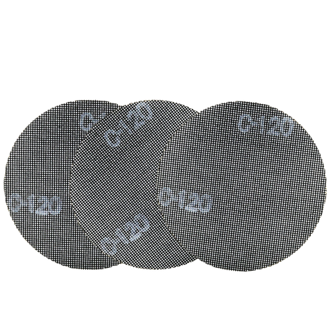 20 Stück Schleifgitter für Schleifmaschinen-Einscheibenmaschinen mit Ø 406 mm Treibteller. Doppelseitig verwendbar Siliziumkarbid Gitterschleifscheiben, ideal für Holz und Beton