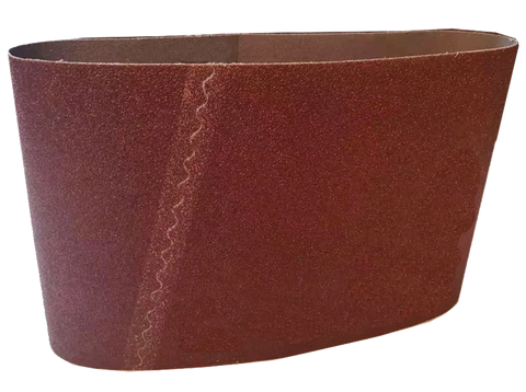 Korund Aluminiumoxid Gewebe-Schleifband, 200 x 750 mm, ideal für Bodenschleifmaschinen. Hochwertiges Schleifmittel für präzise Holz- und Metallbearbeitung.