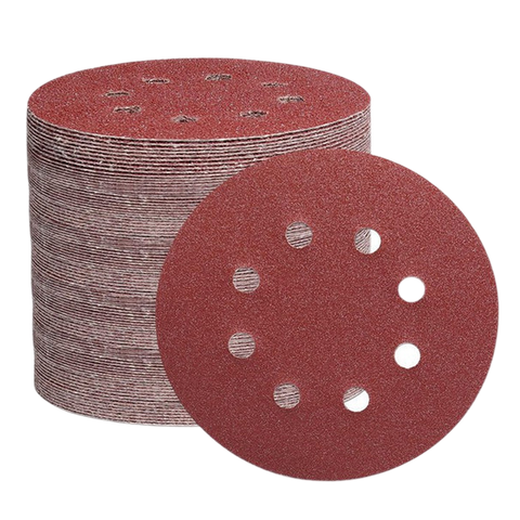Corundum aluminum oxide velcro grinding discs ø 150 mm or ø 180 mm