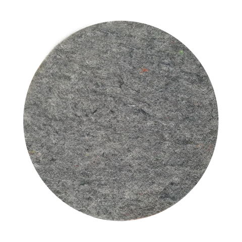 Felt polishing cleaning pads 10mm thick<br> For single disc machines Ø406 mm