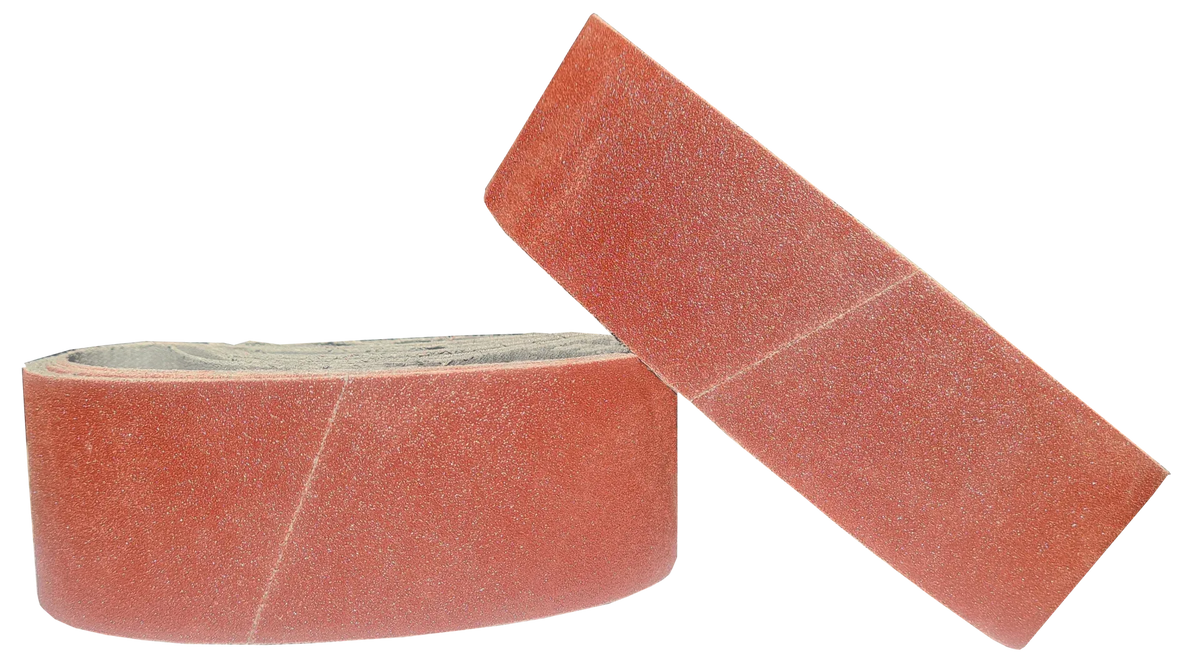 Corundum aluminum oxide cloth abrasive belt 40 x 303 mm Riwo Commerce