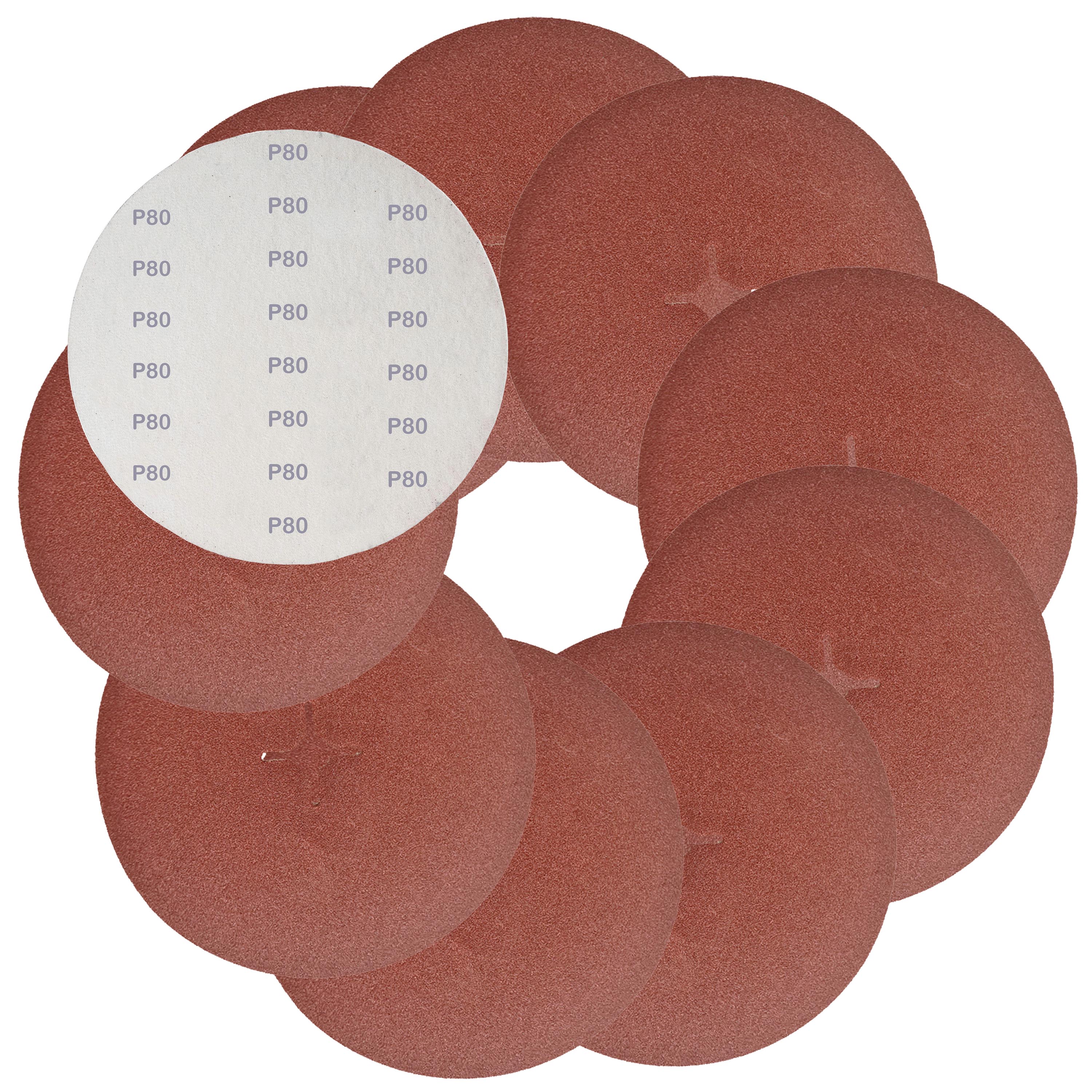 MENZER Klett-Schleifscheiben für Exzenterschleifer, K24–120, 150 mm / 9- Loch / Zirkonkorund MENZER Klett-Schleifscheiben für Exzenterschleifer, K24–120, 150 mm / 9- Loch / Zirkonkorund