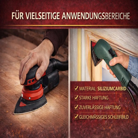 Dreieck-Schleifblatt für Oszillierer passend für alle Multitool Profi-Sets