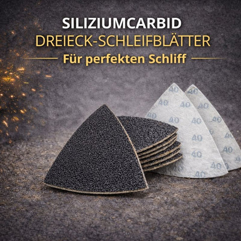 Multitool Dreieck-Schleifblatt 80 x 80 mm für FEIN MultiTalent QuickStart selbstklebend