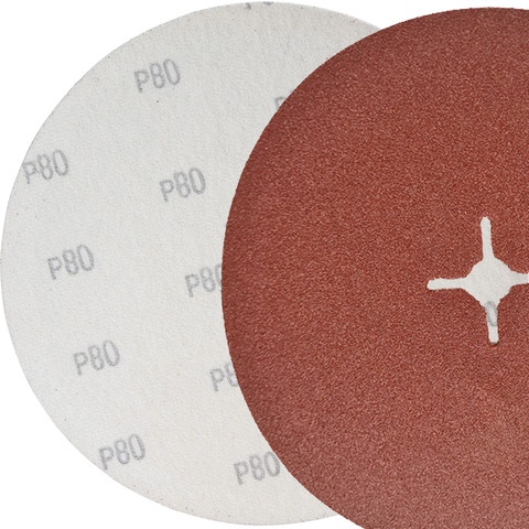 Korund Aluminiumoxid Klett-Schleifscheiben, Ø 150 mm und Ø 180 mm, ideal für präzise Schleifarbeiten. Hochwertiges Schleifmittel für Holz- und Metallbearbeitung.