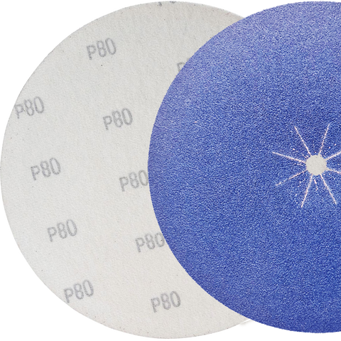 Zirkonkorund Klett-Schleifscheiben, Ø 150 mm und Ø 180 mm, ideal für präzise Schleifarbeiten. Hochwertiges Schleifmittel für die Bearbeitung von Holz und Metall.